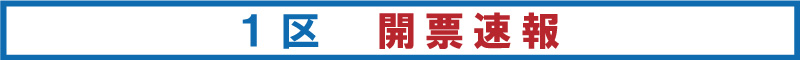 MBC南日本放送｜MBC衆議院議員選挙特設サイト｜鹿児島1区開票速報