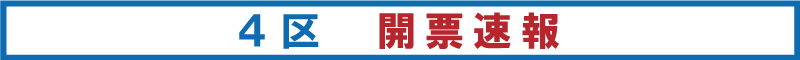 MBC南日本放送｜MBC衆議院議員選挙特設サイト｜鹿児島4区開票速報